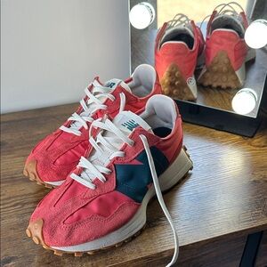 New Balance Coral and Blue Women's Sneakers